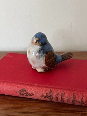 burton + Burton Small Ceramic Painted Bluebird Figurine
